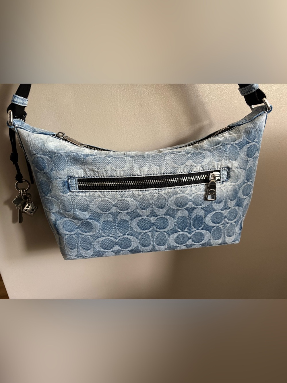 Coach Finn Crossbody in Loved Signature Denim Like New - Picture 4 of 15